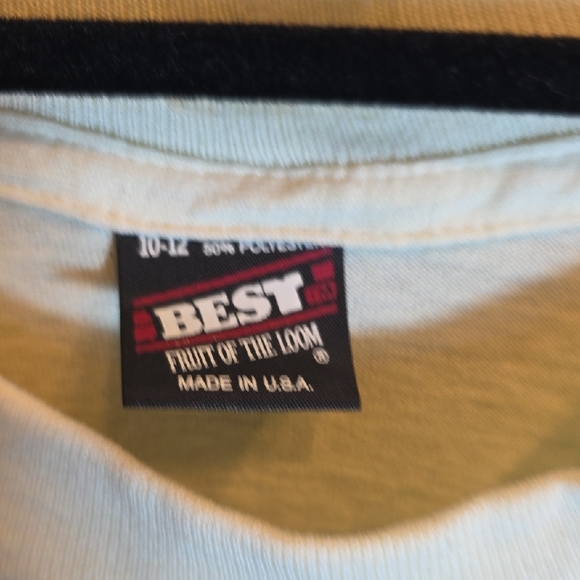 Fruit of the Loom Power Rangers Kids T-Shirt - Cream - Picture 3 of 4